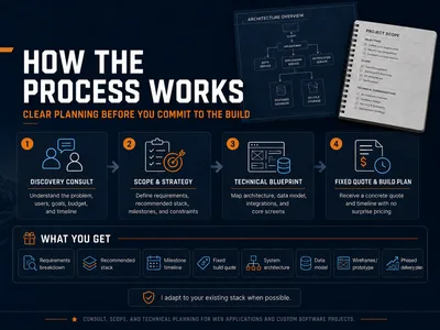 Full-Stack Software Development: Consult, Scope, & Technical Planning
